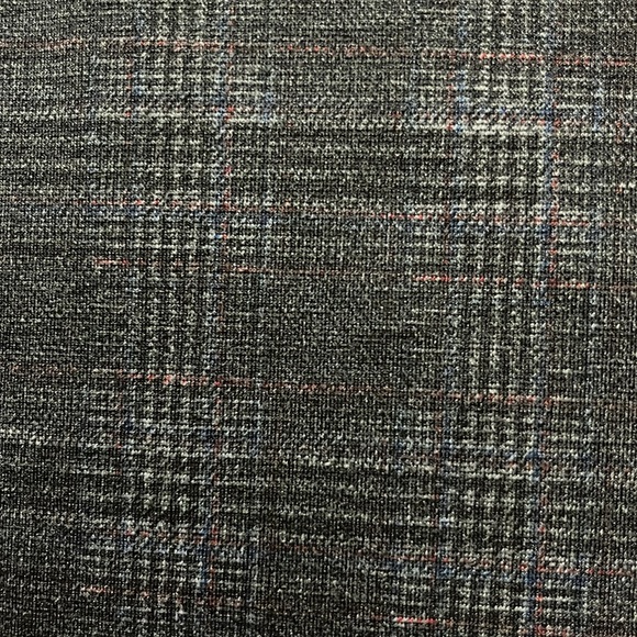 Women's Dress Pant Leggings Plaid Burgundy/Grey/Black Jules & Leopold Elastic Lg - Picture 3 of 4